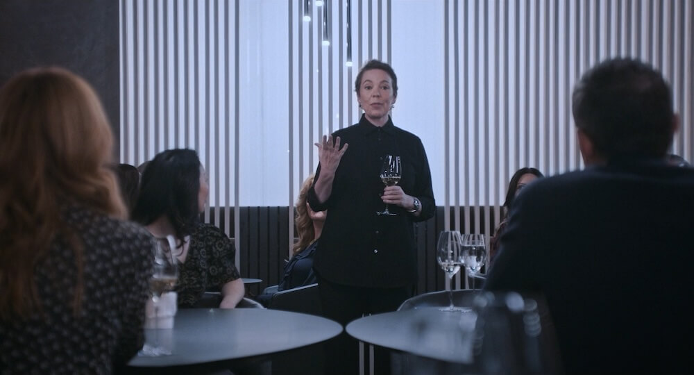 Cinematographer Andrew Wehde explains his creative approach to capturing the various spaces within the cast-heavy, primarily single location of the season finale, featuring Olivia Colman