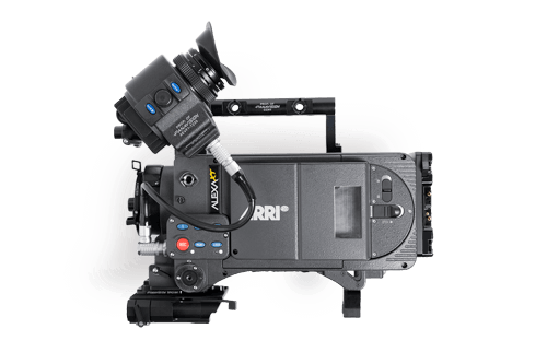 Side view of Arri Alexa XT camera with the Arri logo visible in the middle