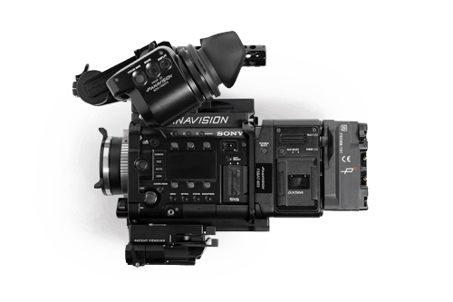 Side view of Sony F55 digital camera