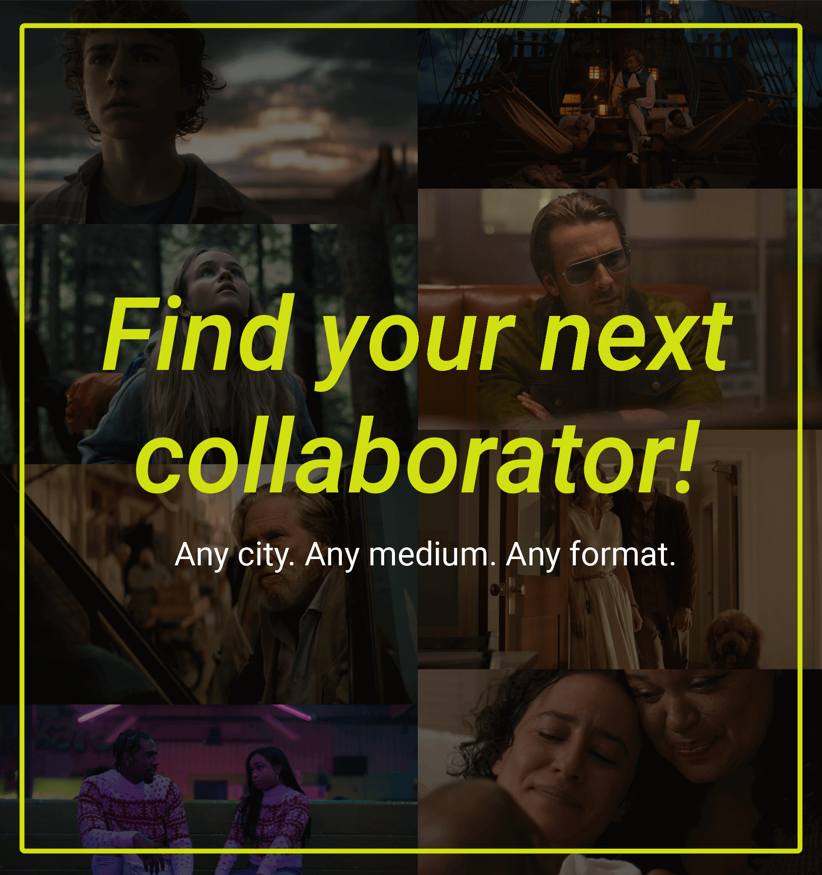 Find your next collaborator banner mobile